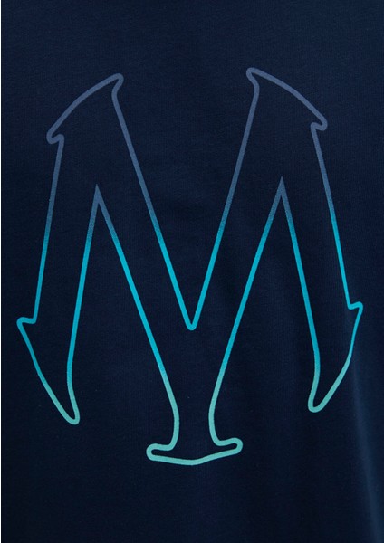 Mavi Logo Baskılı Lacivert Tişört 0610635-70490