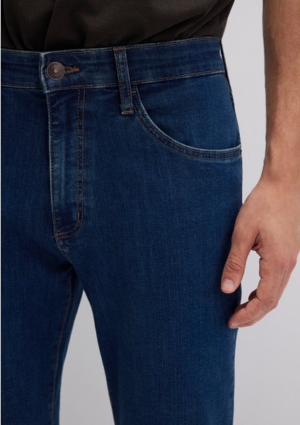 177 Casual Koyu Mavi Comfort Jean Pantolon 0017732662