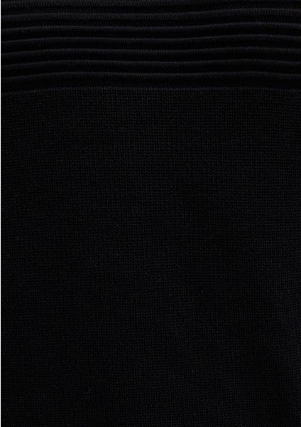 Blok Renkli Bisiklet Yaka Kazak 070377-900