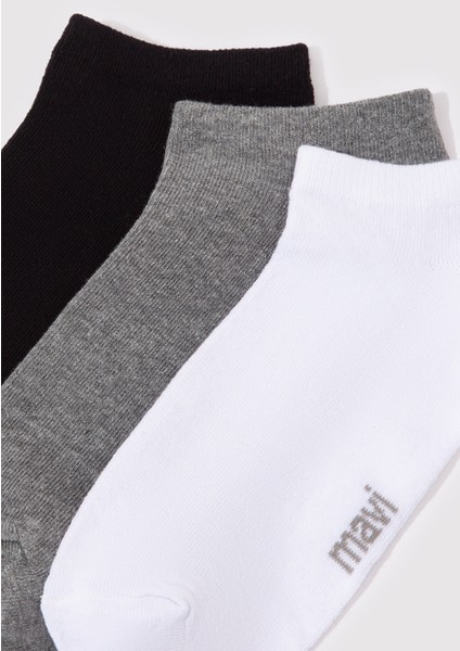 3lü Patik Çorap 090738-900