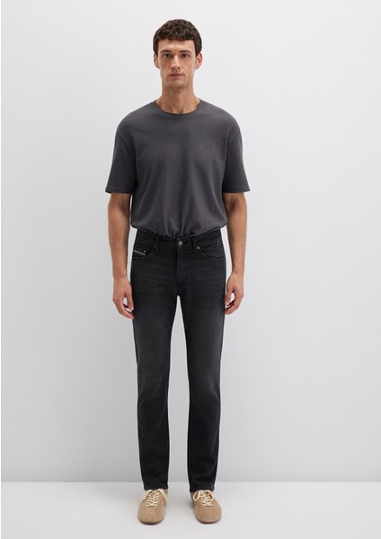 Jake Mavi Premium Koyu Gri Jean Pantolon 0042218775