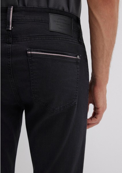 Jake Mavi Premium Koyu Gri Jean Pantolon 0042218775