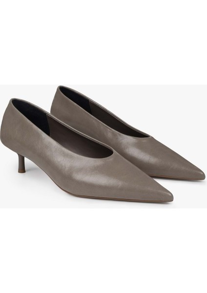 Kadın Corin Vizon Cilt Kısa Topuklu Stiletto fırsatları