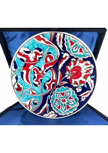 Kutlama ve Düğün Hediyesi, Iznik Çini Tabak 30CM