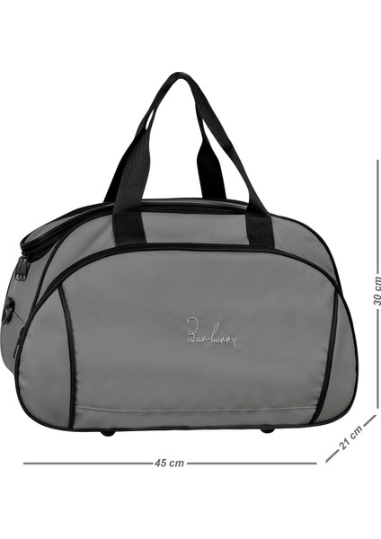 El ve Omuz Askılıklı Spor - Seyahat Çantası Gri
