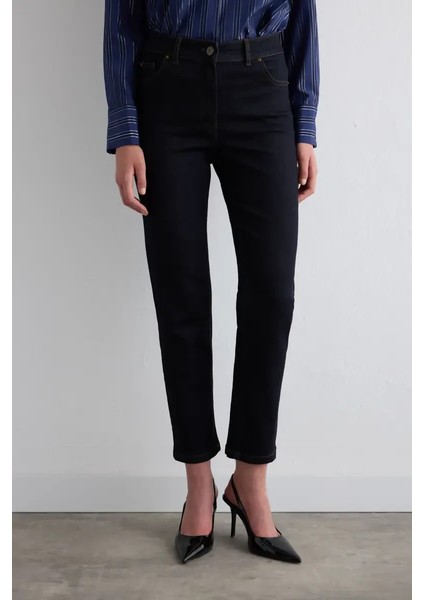 Tencel Denim Slim Pantolon - Lacivert fiyatları