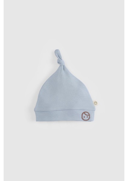 Organik Pamuk 10'lu Mavi Hastane Çıkış Seti