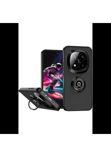 Xiaomi Redmi Note 14 Pro 4g Kılıf Montreal Yüzüklü Silikon Kapak