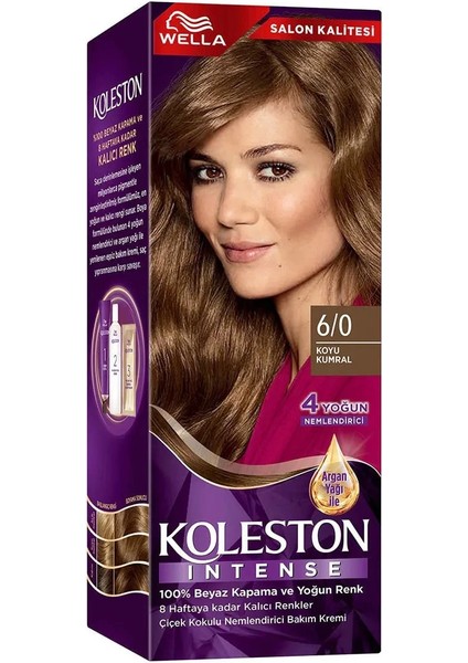 Koleston Intense Saç Boyası 6/0 Koyu Kumral - Salon Kalitesi fiyatları