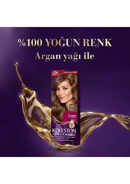 Koleston Intense Saç Boyası 6/0 Koyu Kumral - Salon Kalitesi