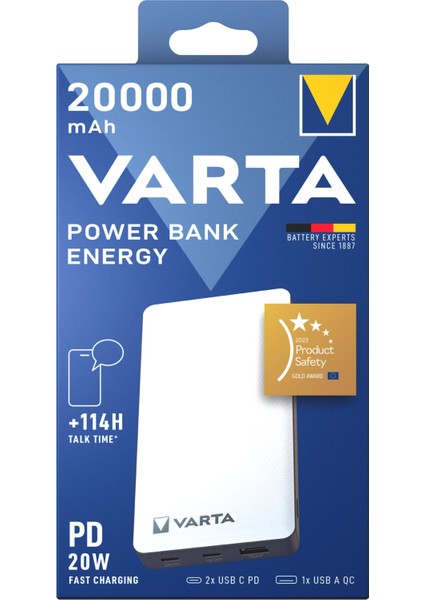 20000 mAh Taşınabilir Şarj Cihazı - Energy