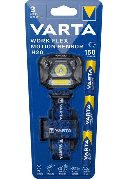 18648 Work Flex Motion Sensor Kafa Feneri