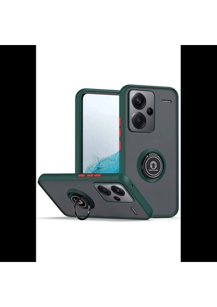 Xiaomi Redmi Note 13 Pro Plus Kılıf Montreal Yüzüklü Silikon Kapak