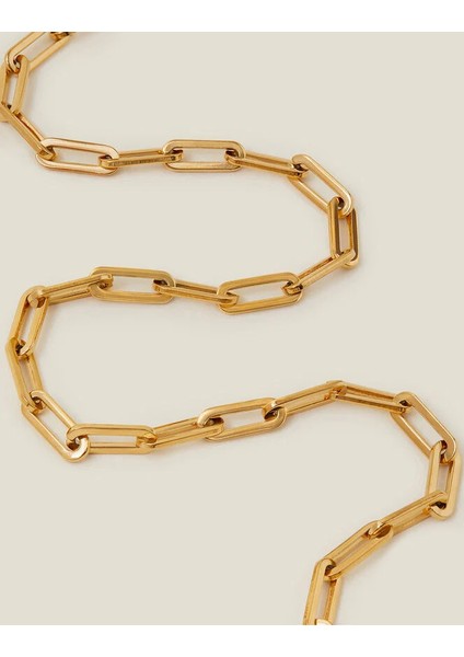 Çelik Chunky Kolye Gold