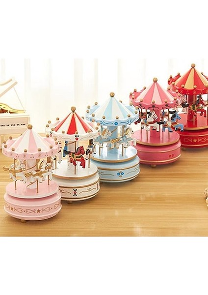 Nostaljik El Yapımı Atlıkarınca Müzik Kutusu N-42