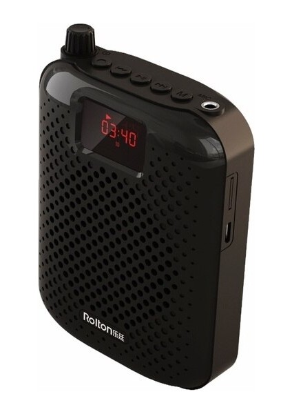 Bluetooth Hoparlör Taşınabilir Otomatik Eşleştirme Ses Amplifikatörü Megafon Hoparlör K500 Mikrofon Öğretimi Içın USB Şarj Cihazı (Yurt Dışından)