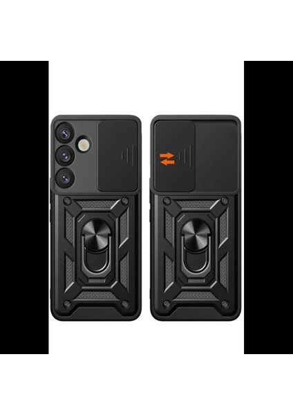 Samsung Galaxy S25 Kılıf Pars Lens Yüzüklü Silikon fiyatları