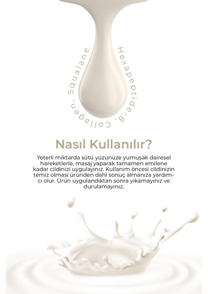 Vanilya Özlü Yaşlanma Karşıtı Işıltı Veren Besleyici Onarıcı Yüz Sütü 150 ml (Hexapeptide-8, Collagen, Squalane) indirimleri
