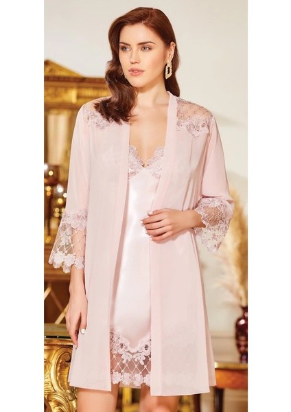 Jeremi 2935 Sateni Kısa Gecelik Sabahlık Takım