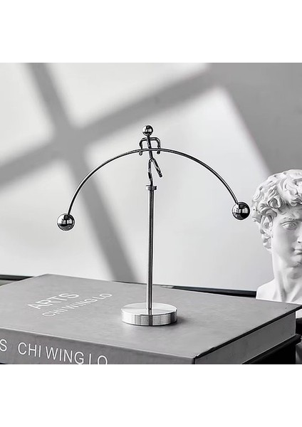 Halterci Şeklinde Newton Balans Denge Topları Han-24