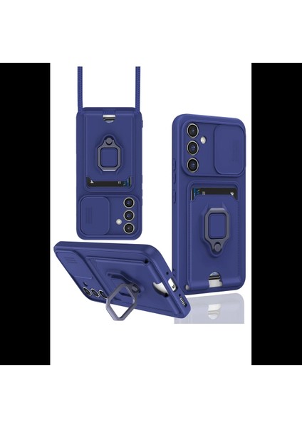 Samsung Galaxy A56 Kılıf Zuma Kartvizitli Yüzüklü Silikon