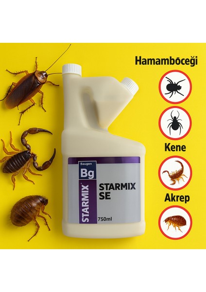 Bg Starmix Se 750ML Haşere Böcek Pire Kene Akrep Hamamböceği Ilacı fiyatları