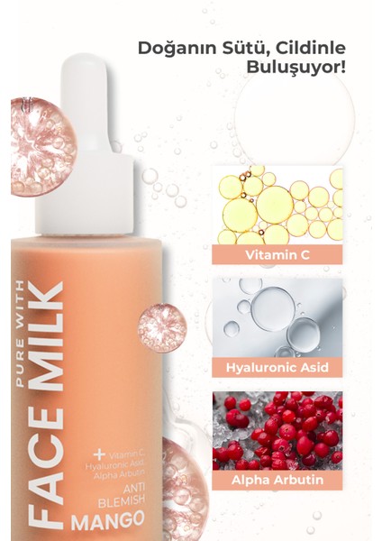 Mango Özlü Aydınlatıcı ve Leke Karşıtı Nemlendirici Yüz Sütü 150 ml ( Vitamin C, Hyaluronik Asit, Alpha Arbutin) fiyatları