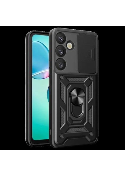 Samsung Galaxy S25 Plus Kılıf Pars Lens Yüzüklü Silikon