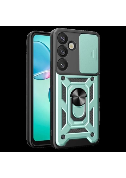 Samsung Galaxy S25 Plus Kılıf Pars Lens Yüzüklü Silikon