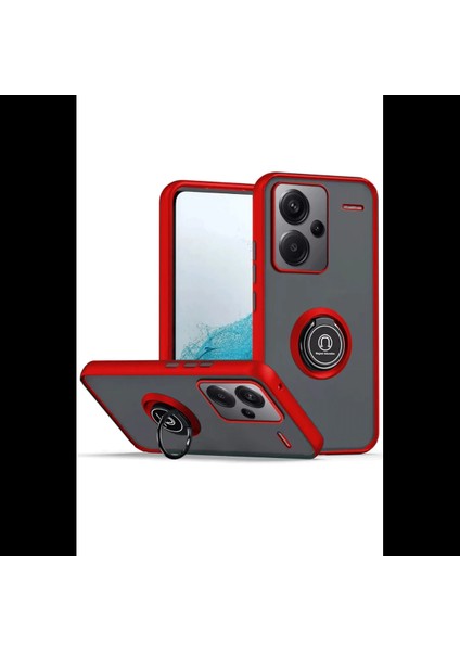 Xiaomi Redmi Note 13 Pro Plus Kılıf Montreal Yüzüklü Silikon Kapak