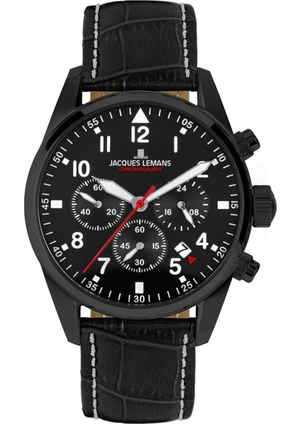 Sport Jl.42-2f Quartz Deri Siyah 10 Atm 42 mm Erkek Kol Saati fiyatları