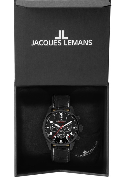 Sport Jl.42-2f Quartz Deri Siyah 10 Atm 42 mm Erkek Kol Saati modelleri