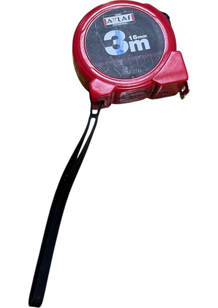 3 Metre 16 mm Şerit Metre – Dayanıklı Ölçüm Şeridi