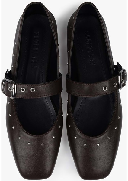 Kadın Neria Kahve Cilt Troklu Babet fiyatları