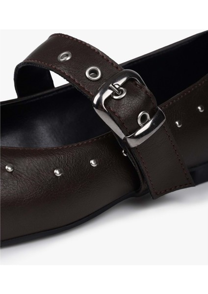 Kadın Neria Kahve Cilt Troklu Babet fırsatları