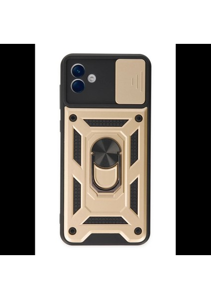 Samsung Galaxy A04 Kılıf Pars Lens Yüzüklü Silikon