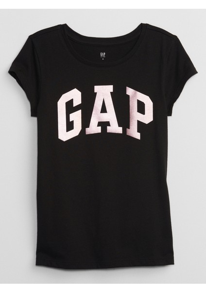Kız Çocuk Siyah Gap Logo T-Shirt modelleri
