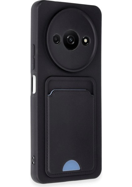 Xiaomi Redmi A3 4g Kılıf Kelvin Kartvizitli Silikon - Siyah fiyatları