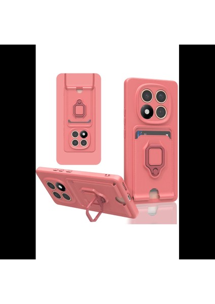 Xiaomi Redmi Note 14 Pro Plus Kılıf Zuma Kartvizitli Yüzüklü Silikon