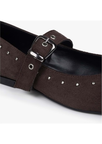 Kadın Neria Kahve Süet Troklu Babet fırsatları