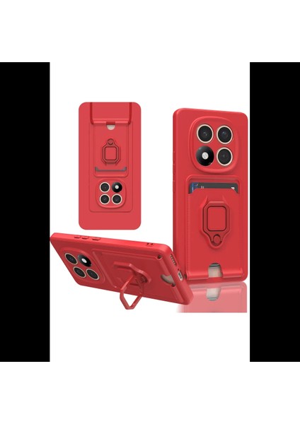 Xiaomi Redmi Note 14 Pro Plus Kılıf Zuma Kartvizitli Yüzüklü Silikon