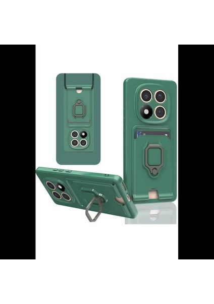 Xiaomi Redmi Note 14 Pro Plus Kılıf Zuma Kartvizitli Yüzüklü Silikon