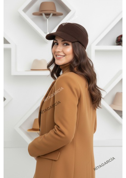 Peluş Vizör Kışlık Şapkası