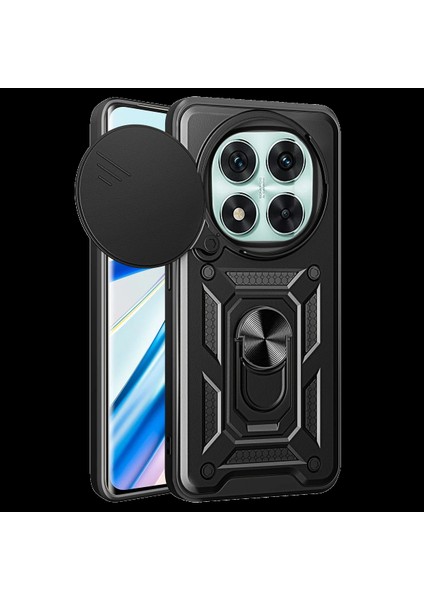 Xiaomi Redmi Note 14 Pro 4g Kılıf Pars Lens Yüzüklü Silikon