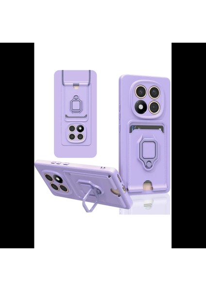 Xiaomi Redmi Note 14 Pro 4g Kılıf Zuma Kartvizitli Yüzüklü Silikon