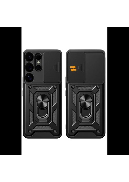 Samsung Galaxy S25 Ultra Kılıf Pars Lens Yüzüklü Silikon fiyatları