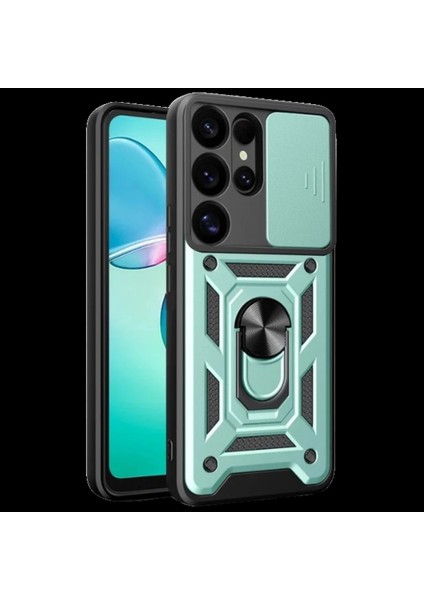 Samsung Galaxy S25 Ultra Kılıf Pars Lens Yüzüklü Silikon