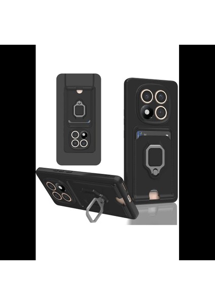 Xiaomi Redmi Note 14 Pro Plus Kılıf Zuma Kartvizitli Yüzüklü Silikon