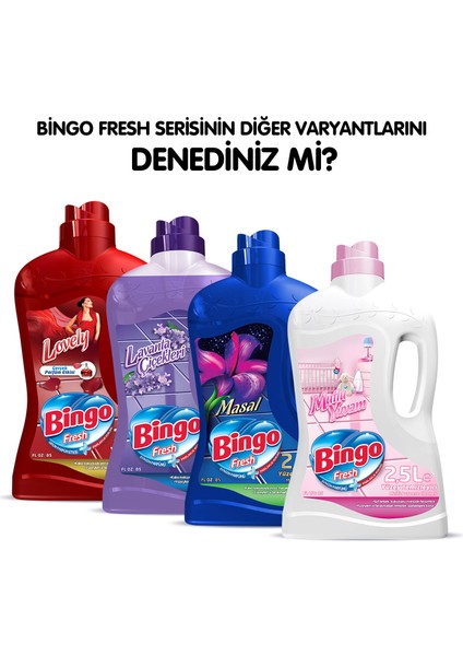 Fresh Yüzey Temizleyici 2,5 lt Pembe Düşler Ekonomi Paketi 4'lü