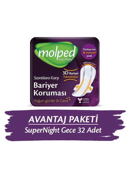 Supernight Gece Avantaj Paketi 32 Adet